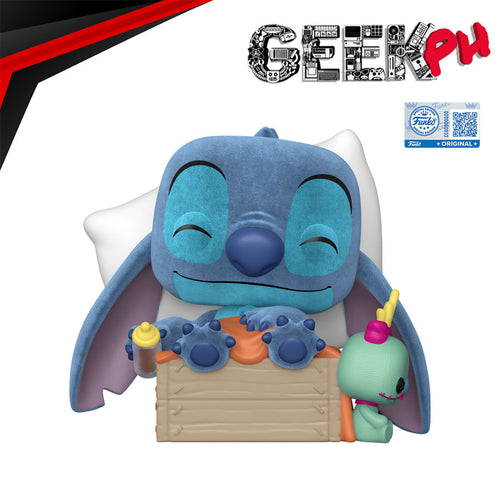 Funko Disney Pop! Plus Sleeping Stitch in Box (Flocked) Exclusive 1607 Sold by Geek PH