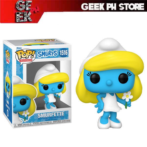 Funko Pop! Television: The Smurfs - Smurfette with Flower sold by Geek PH