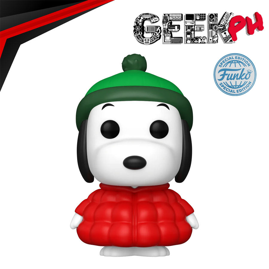 Funko POP Animation: Peanuts- Snoopy in Coat Special Edition Exclusive sold by Geek PH