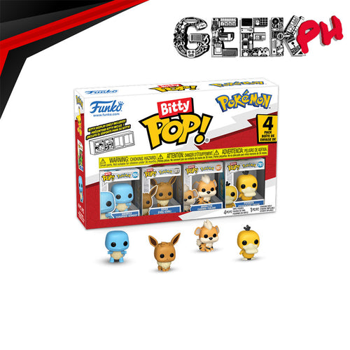Funko Pokemon Bitty Pop! Series 1 Four-Pack - Squirtle sold by Geek PH