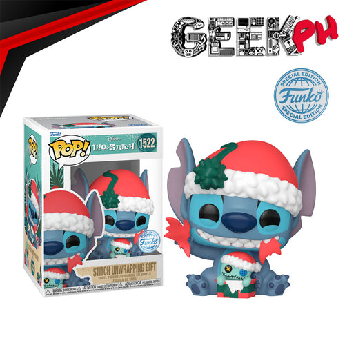 Funko POP Lilo and Stitch - Stitch Unwrapping Gift Special Edition Exclusive sold by Geek PH