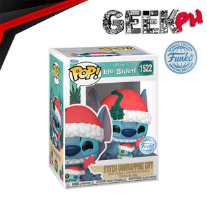 Funko POP Lilo and Stitch - Stitch Unwrapping Gift Special Edition Exclusive sold by Geek PH