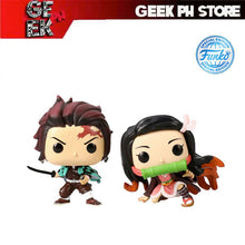 Load image into Gallery viewer, Funko POP Animation: Demon Slayer - Tanjiro &amp; Nezuko 2 pack Special Edition Exclusive sold by Geek PH