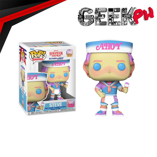 Funko Pop! Television: Stranger Things - Steve (Scoops Ahoy) sold by Geek PH