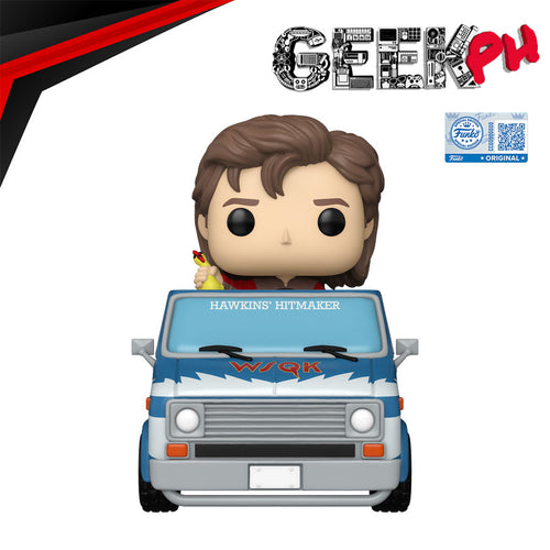 Funko Stranger Things Pop! Rides Deluxe Steve with Squawk Van Exclusive sold by Geek PH