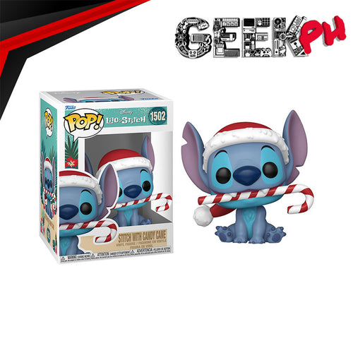 Funko Pop! Disney: Lilo & Stitch - Stitch with Candy Cane sold by Geek PH