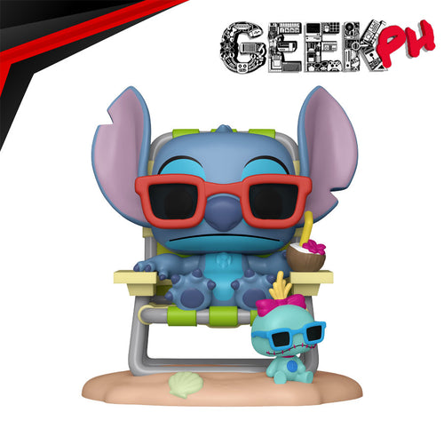 Funko Disney Pop! Premium Stitch in Sunlounger Exclsive sold by Geek PH