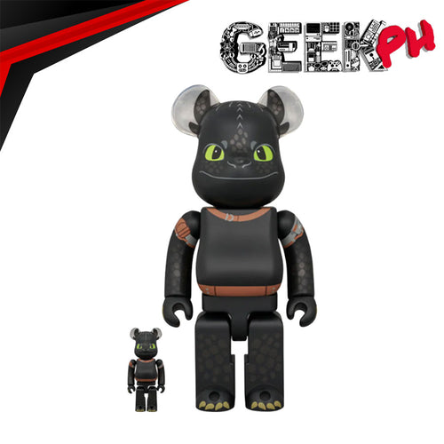 Medicom BE@RBRICK How to Train Your Dragon Toothless 100％ & 400％ sold by Geek PH