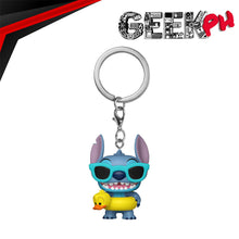 Load image into Gallery viewer, Funko POP Keychain: Stitch- Tuber Stitch