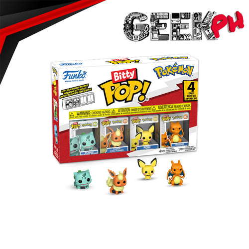 Funko Pokemon Bitty Pop! Series 1 Four-Pack - Bulbasaur sold by Geek PH
