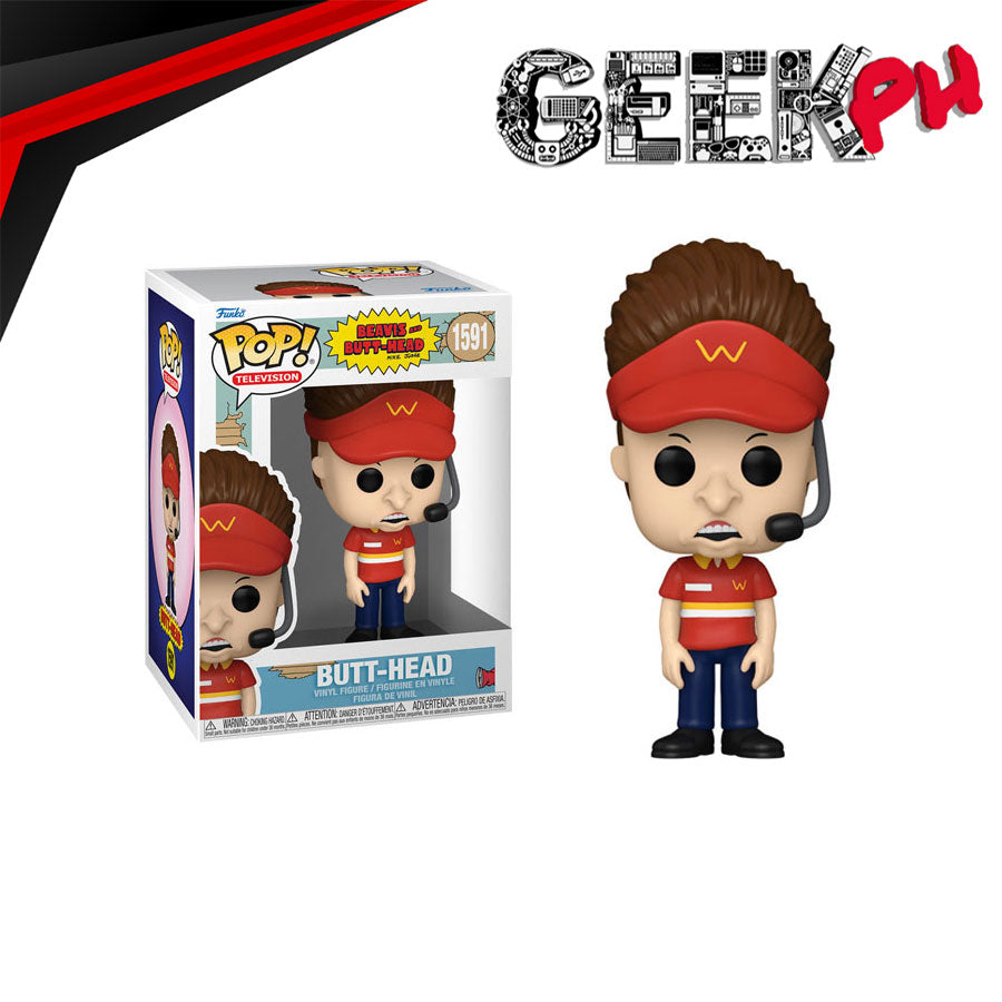 Funko Pop! TV: Beavis & Butt-Head - Butt-Head (Burger World Uniform) sold by Geek PH
