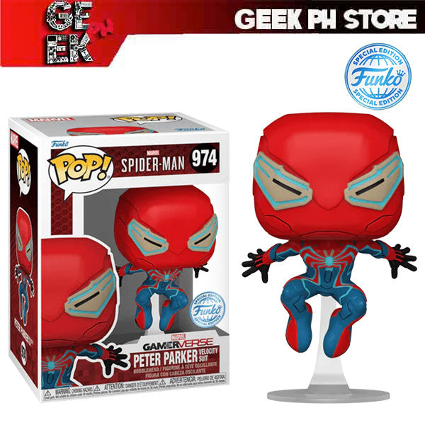Funko Pop Spider-man 2 (VG'23) - Peter Parker (Velocity Suit) Special Edition Exclusive