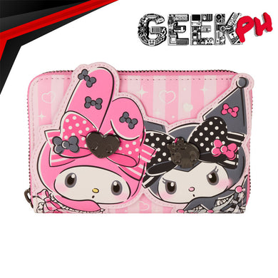 Loungefly LF SANRIO MY MELODY AND KUROMI ZIP AROUND WALLET SANWA1037 sold by Geek PH