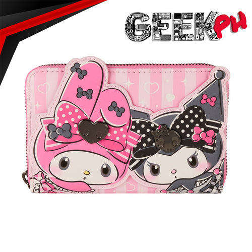Loungefly LF SANRIO MY MELODY AND KUROMI ZIP AROUND WALLET SANWA1037 sold by Geek PH