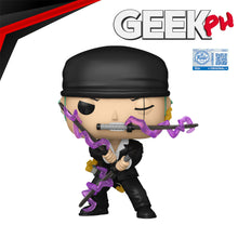 Load image into Gallery viewer, Funko ONE PIECE Pop! Roronoa Zoro (Dressrosa Arc) (Glow) RETAIL EXCLUSIVE