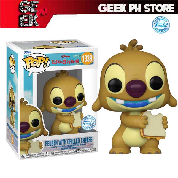 Funko POP Disney: Lilo and Stitch - Reuben w/ Grilled Cheese Special Edition Exclusive sold by Geek PH Store