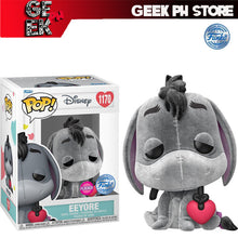 Load image into Gallery viewer, Funko Pop! Winnie the Pooh - Eeyore with Heart Flocked Special Edition Exclusive sold by Geek PH Store