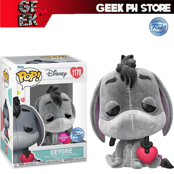 Funko Pop! Winnie the Pooh - Eeyore with Heart Flocked Special Edition Exclusive sold by Geek PH Store