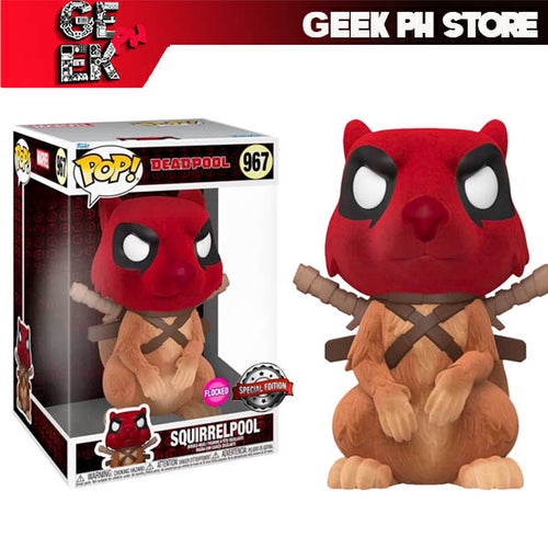 Funko Pop Jumbo 10” Deadpool 30th Anniversary - Squirrelpool (Flocked) Exclusive to Geek PH Store