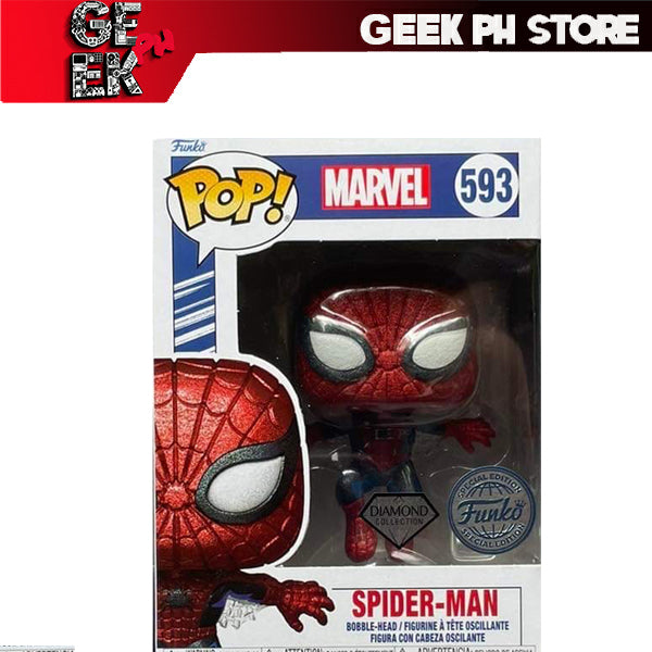 Funko POP Marvel: 80th- FA Spider-Man Diamond Glitter Special Edition Exclusive sold by Geek PH store