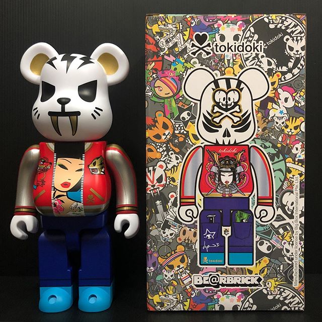 Medicom Bearbrick Tokidoki Electric Tiger 400% Action City Exclusive