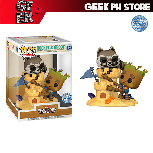 Funko Pop Moment ROCKET & GROOT (BEACH DAY) - GURDIANS OF THE GALAXY sold by Geek PH Store