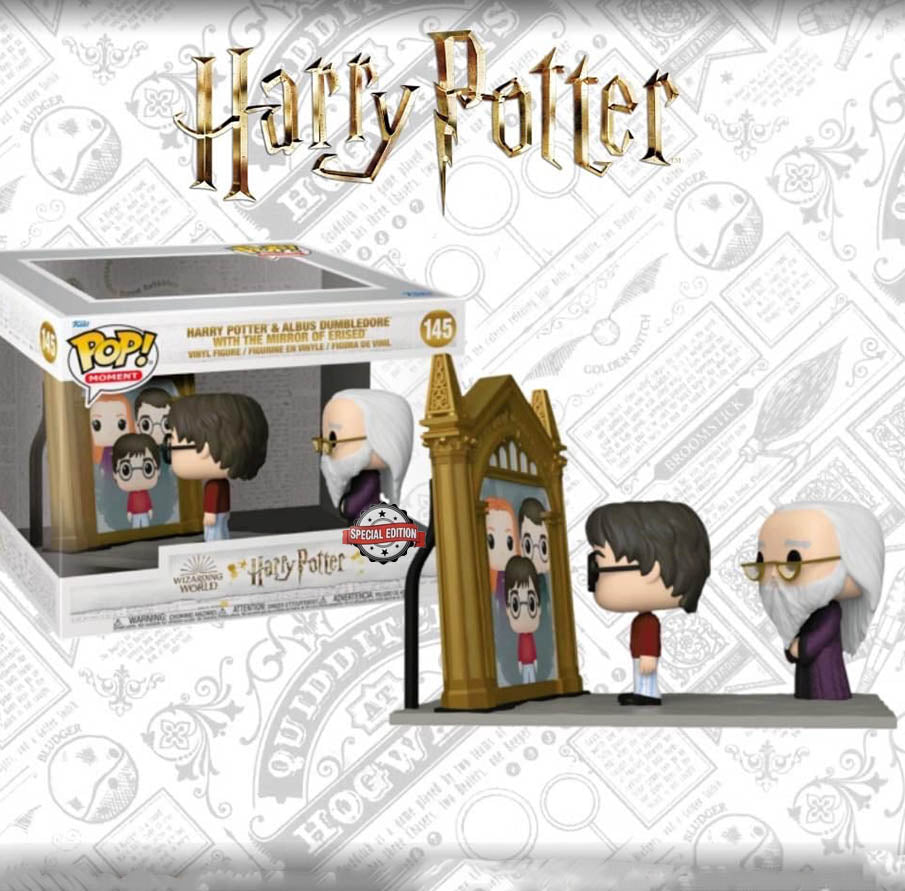 Funko Pop! Movie Moment: Harry Potter - Harry and Albus Dumbledore with the Mirror of Erised Special Edition Exclusive  ( Pre Order Reservation )
