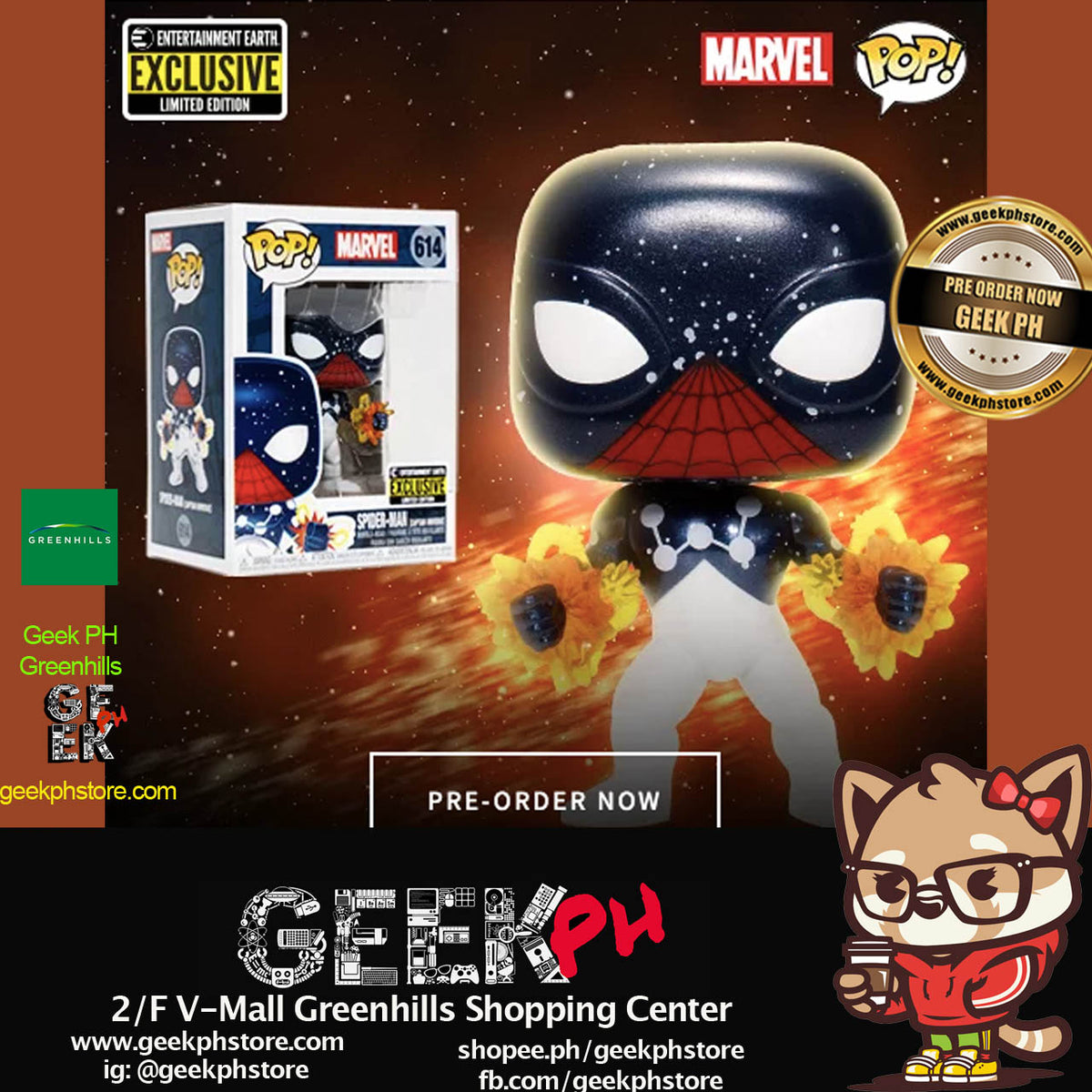 Spider-Man Captain Universe Pop! Vinyl Figur – EE Exklusiv – Sammler-Bobblehead