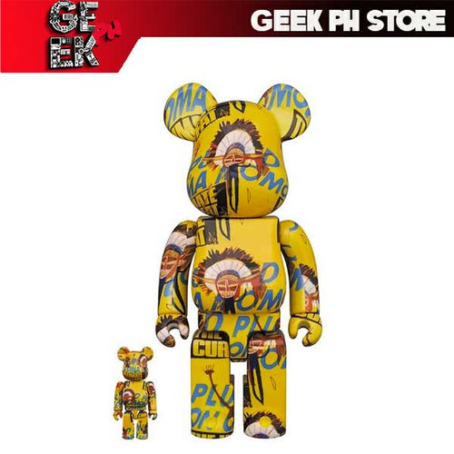 Medicom BE@RBRICK Andy Warhol × JEAN-MICHEL BASQUIAT #3 400 and 100% sold by Geek PH Store