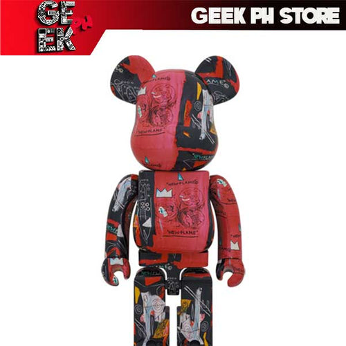 Medicom BE@RBRICK Andy Warhol x Jean Michel Basquiat #1 1000% Bearbrick sold by Geek PH Store