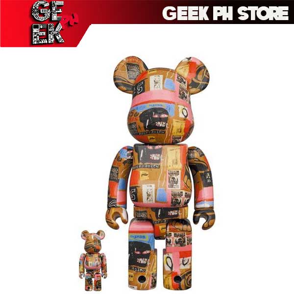 Medicom BE@RBRICK Andy Warhol x Jean Michel Basquiat #2