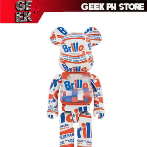 Medicom BE@RBRICK ANDY WARHOL "Brillo" 2022 100% & 400%  sold by Geek PH Store