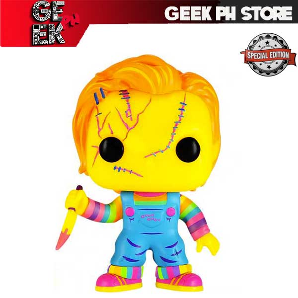 Funko POP Movies: Bride of Chucky - Chucky Blacklight Glow in the Dark Special Edition Exclusive sold by Geek PH Store