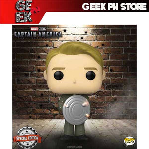 Funko Pop Marvel Captain America: The First Avenger - Captain America with Prototype Shield Metallic Special Edition Exclusive sold by Geek PH Store