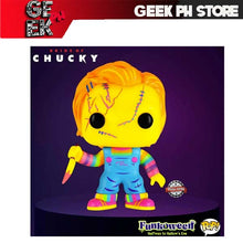 Load image into Gallery viewer, Funko POP Movies: Bride of Chucky - Chucky Blacklight Glow in the Dark Special Edition Exclusive sold by Geek PH Store