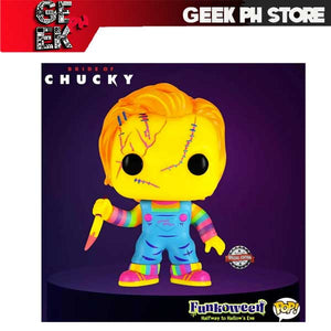 Funko POP Movies: Bride of Chucky - Chucky Blacklight Glow in the Dark Special Edition Exclusive sold by Geek PH Store