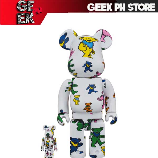Be@rbrick Grateful Dead (Dancing Bear) 100% and 400% set by