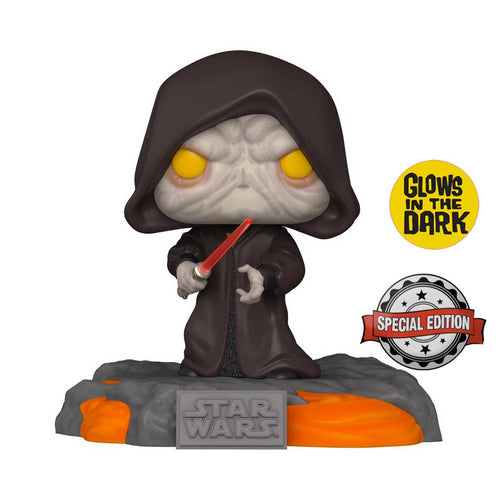 Funko POP Deluxe : Star Wars Sith - Darth Sidious Glow in the Dark Special Edition Exclusive ( Pre Order Reservation )