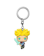 Load image into Gallery viewer, Funko Dragon Ball Super Super Saiyan Trunks with Spirit Sword Pocket Pop! Key Chain sold by Geek PH Store