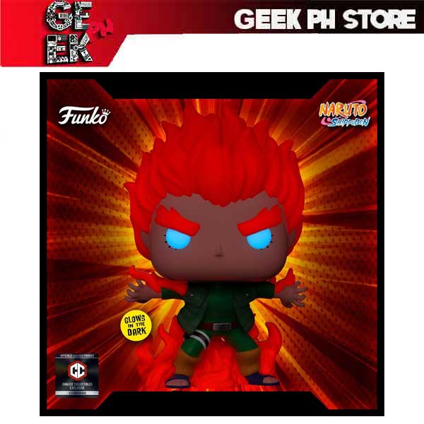 Funko Pop! Animation: Naruto - Might Guy (Eight Inner Gates) GITD (Chalice Collectibles Sticker) sold by Geek PH Store