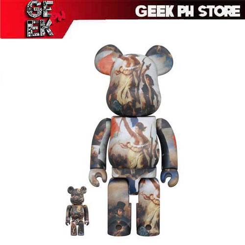 Medicom BE@RBRICK Eugène Delacroix Liberty Leading the People 100％ & 400％ sold by Geek PH