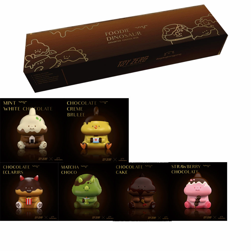 ToyZero Plus Foodie Dinosaur Assorted Chocolate Collection Box by Dogdogbengpeng