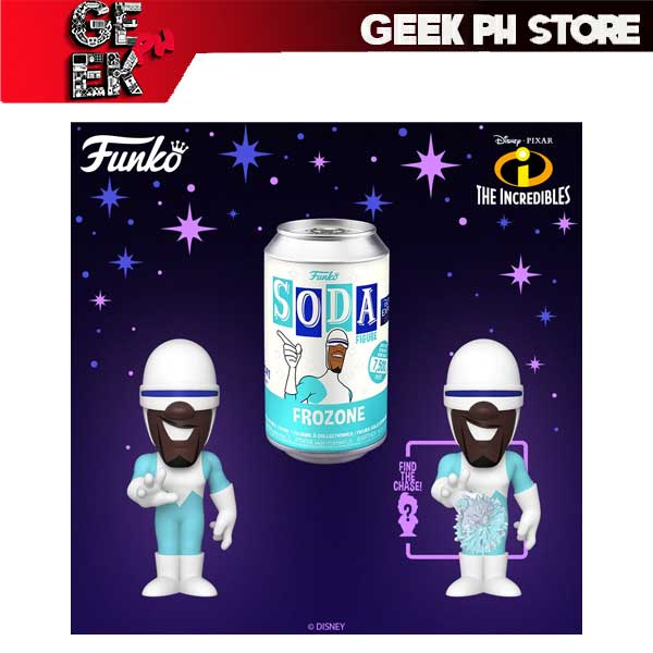 D23 Vinyl SODA: The Incredibles - Frozone Case of 6 sold by Geek PH store