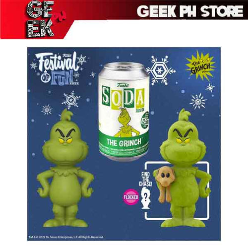 Funko Vinyl Soda: Grinch - Grinch w/CH(FL) (IE) CASE OF 6 sold by Geek PH Store