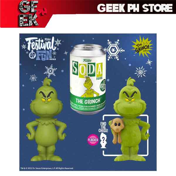 Funko Vinyl Soda: Grinch - Grinch w/CH(FL) (IE) CASE OF 6 sold by Geek PH Store