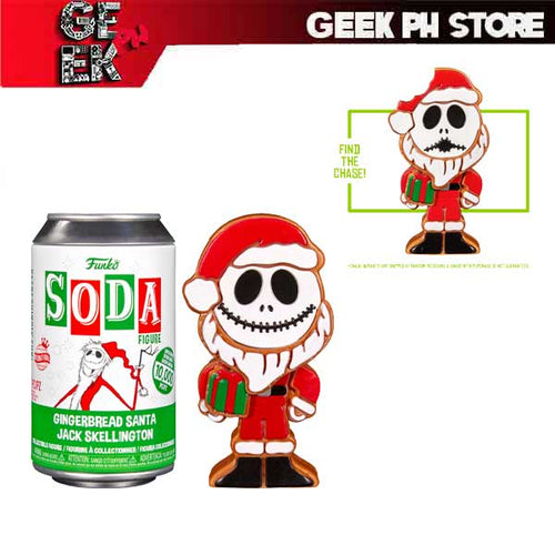 Funko Vinyl Soda The Nightmare Before Christmas - Gingerbread Santa Jack Skellington w/CH(IE) CASE OF 6 sold by Geek PH Store