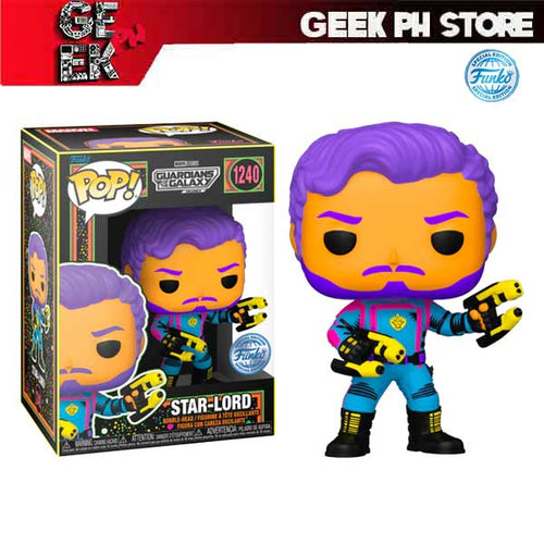 Funko POP Vinyl: Guardians of the Galaxy 3 - Star-Lord (BLKLT) Special Edition Exclusive  sold by Geek PH Store mo