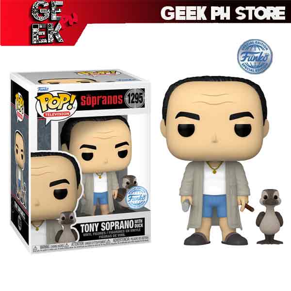Funko POP&Buddy: The Sopranos - Tony in Robe w/Duck Special Edition Exclusive sold by Geek PH Store