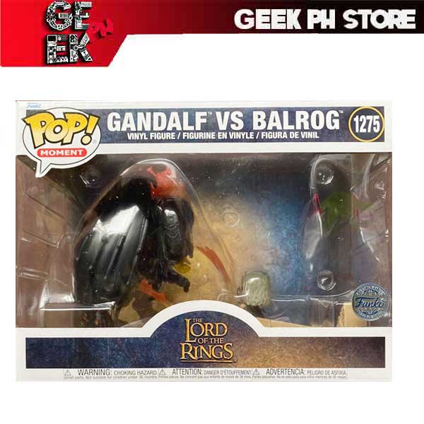 Funko POP Moments: Lord of the Rings Gandalf vs Balrog Special Edition Exclusive sold by Geek PH Store