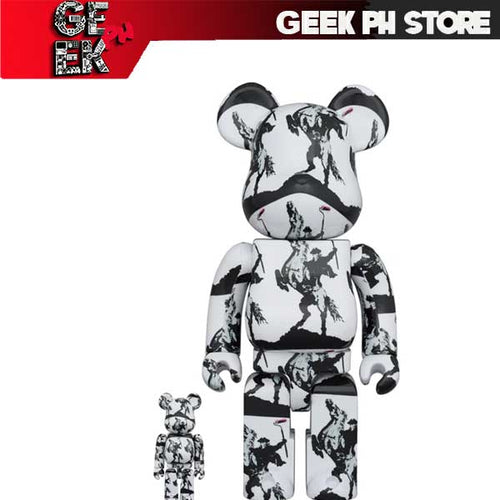 Medicom BE@RBRICK ( BRANDALISED ) BANKSY HIGHWAYMAN 100％ & 400％ sold by Geek PH Store